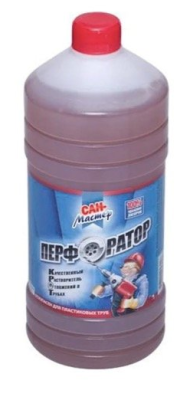 Сан-Мастер Перфоратор гель 1лит для удаления засоров в трубах (1уп/12шт) Сан-Мастер Перфоратор гель 1лит для удаления засоров в трубах (1уп/12шт)