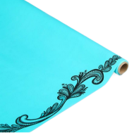 Пленка матовая Кружево Голубая 55см/200гр