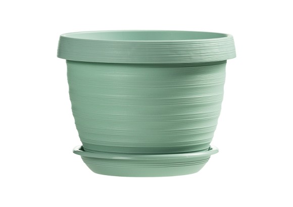Горшок Толедо 7лит D-27см Мята с поддоном
