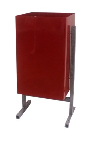 Урна металлическая квадратная У-1 550мм*250мм*250мм