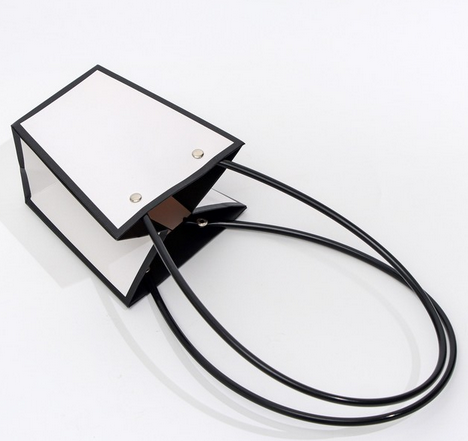 Сумочка для горшечных цветов 120*80*125мм Белая Арт-7386384