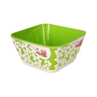 Салатник пластик Дольче Вита 2лит Зелён-Бел Арт-М-3590 (БАШ)