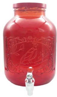 Лимонадник Золотой Фазан Красный 5лит Арт-TО-110 (без подставки)