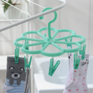 Сушилка для белья 8 прищепок 23см Арт-647007 Доляна