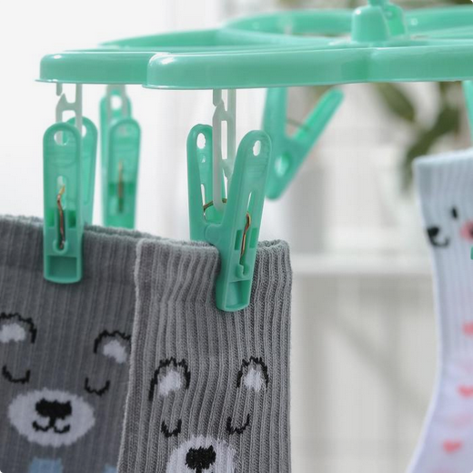 Сушилка для белья 8 прищепок 23см Арт-647007 Доляна