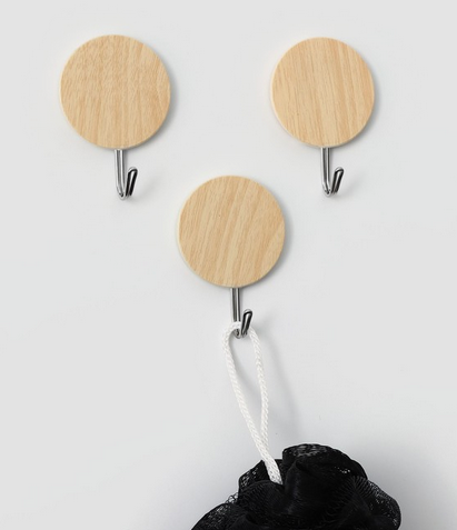 Крючки Набор самоклеящиеся Круг 3шт Арт-4587443 D-5см Крючки Набор самоклеящиеся Круг 3шт Арт-4587443 D-5см