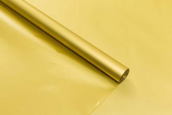Пленка матовая однотонная Идеал Золото 60см/10м