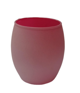 Подсвечник Фликер 7,7*8,5см Красный Арт-27-1334-2983 Стекло