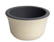 Горшок Омега 8лит Ванильный D-30см (с дренажной системой)