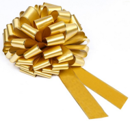 Бант Шар 7,5 см Люкс Золото Арт-9646459