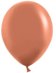 Шар латексный 10/25см пастель Терракотовый 1уп/100шт