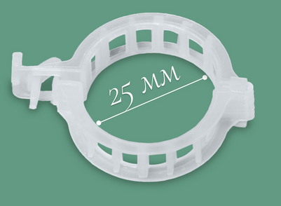 Клипса садовая Greengo D-25мм * 50шт Арт-4250628 (СКЛАД)