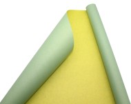 Бумага матовая двусторонняя Морская Волна-Желтая 70см*10м