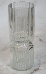 Ваза стеклянная Харви-Бей 2,2лит D-11,5см/Н-30см Арт-1322