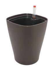 Горшок 1006 Матовый Шоколад 2,5лит (с автополивом)