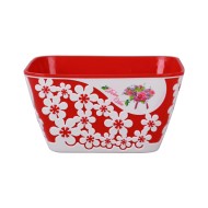 Салатник пластик Дольче Вита 2лит Красно-Бел Арт-М-3856 (БАШ)