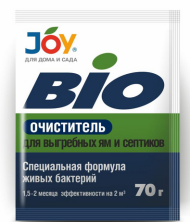 БИОочиститель для выгребных ям и септиков 70гр JOY (1уп/20шт)