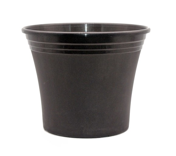 Горшок Ирис 220мм Чёрный (6)высота 19 см