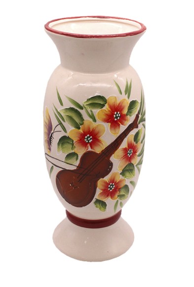Ваза керамическая Гитара с цветами Класическая Арт-J3219-a12к Н-29см Ваза керамическая Гитара с цветами Класическая Арт-J3219-a12к Н-29см