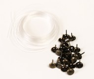 Комплект для обивки дверей ватин (искусств кожа+ватин 5мм+дер гвозди+струна)