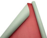 Бумага матовая двусторонняя Морская Волна-Красная 70см*10м