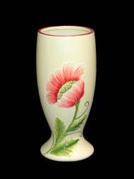 Ваза керамическая Мак Горло широкое Арт-J64,66-a40 Н-29см