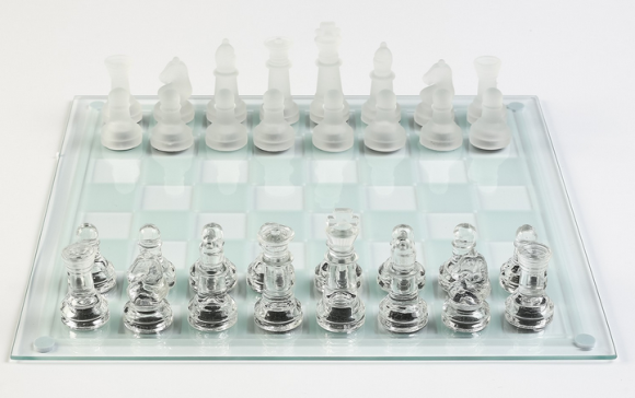 Шахматы Стеклянные 350*350мм Арт-9378974