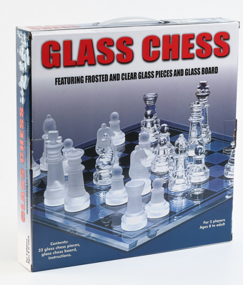 Шахматы Стеклянные 350*350мм Арт-9378974