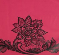 Пленка матовая Кружево Фуксия 55см/200гр