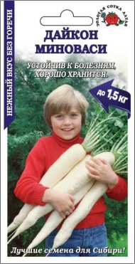 Дайкон Миноваси ЦВ/П (СОТКА) 1гр среднеспелый
