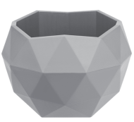 Горшок Топаз 0,45лит Серый жемчуг Арт-9641 (с дренажной системой)