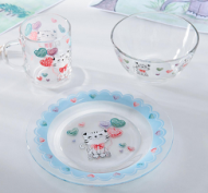 Набор Детской посуды Доляна Котёнок 3 предмета Арт-4970985