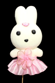 Игрушка для букета Зайчик Твёрдый со Стразами большой (1уп/8шт) Игрушка для букета Зайчик Твёрдый со Стразами большой (1уп/8шт)