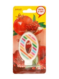 Свеча Цифра 0 арт 52.41.111