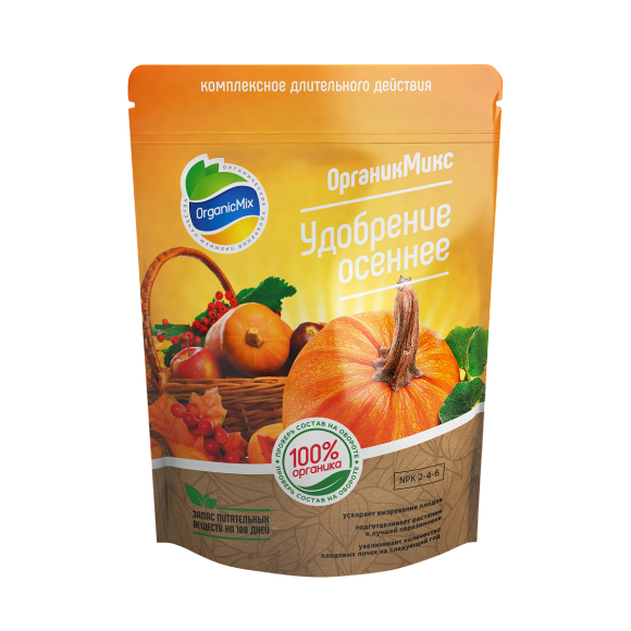 Удобрение ОрганикМикс Осеннее 200гр (1уп/5шт)