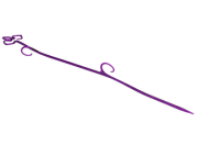 Держатель для орхидей Цветок Фиолетовый Н-60см Арт-4015 (Пластик)