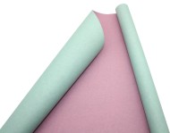 Бумага матовая двусторонняя Морская Волна-Розовая 70см*10м