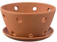 Кашпо Плошка с отверстиями Терракот №-1 D-11см