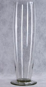 Ваза стеклянная Маритт-2 D-12см/Н-40см Арт-2252