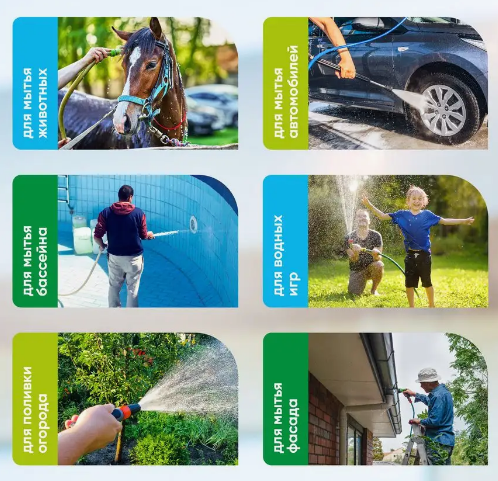 Шланг Стандарт 3/4 19мм*20м GWGH2-029 GREEN APPLE