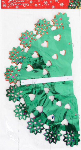 Декор потолочный 3-D Шар Сердечки/Цветочки D-42см фольгированный Арт-2371095