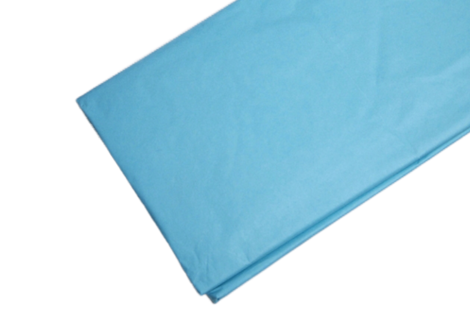 Бумага листами Тишью 50*66см Голубая (1уп/10шт) ЦЕНА за лист