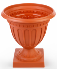 Горшок вазон на ножке Олимпия 9лит Коричневый М-9033