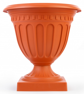 Горшок вазон на ножке Олимпия 9лит Коричневый М-9033