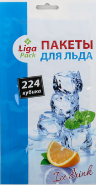 Форма для льда пакеты 224шт Кубика Арт-4415698