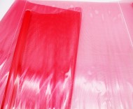 Пленка прозрачная с рисунком Соты Красная 70см/200гр