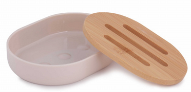 Мыльница бамбук Бежевая Арт-М-8062 БАШ