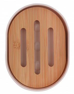 Мыльница бамбук Бежевая Арт-М-8062 БАШ