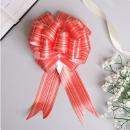Бант Шар 4,5см Тонкие полоски Красный Арт-1256250