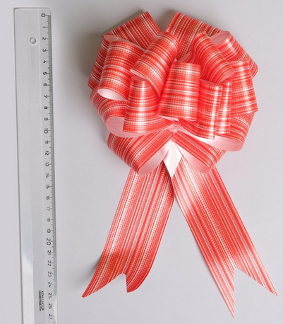 Бант Шар 4,5см Тонкие полоски Красный Арт-1256250
